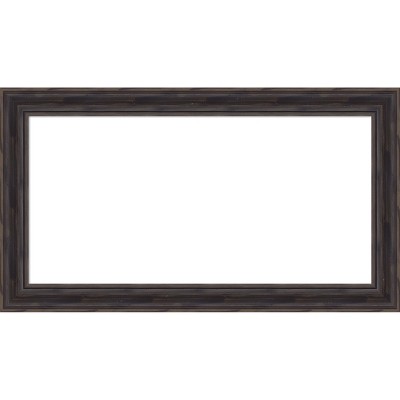 Amanti Art Rustic Pine Black Narrow Framed Dry Erase Magnetic Board