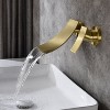 ALEXOUN Wall Mount Widespread Bathroom Faucet - 2 of 4