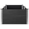 vidaXL Durable Garden Raised Bed with Large Capacity - 78.7"x39.4"x21.3" WPC Gray - Suitable for DIY Gardening - Weather-Resistant - 4 of 4