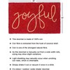 RugSmith White Machine Tufted Joyful Doormat - 3 of 4