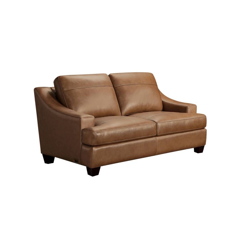 Marianna Leather Loveseat Camel - Abbyson Living, 1 of 6