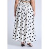 ELOQUII Women's Plus Size Flowy Printed Maxi Skirt - 4 of 4