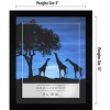 Americanflat 12 Pack of Black Picture Frames with plexiglass - Horizontal and Vertical Formats for Wall and Tabletop - 2 of 4