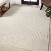 JONATHAN Y Nordby High-Low Geometric Arch Scandi Striped Indoor/Outdoor Area Rug - 3 of 4