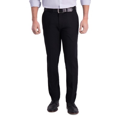 Haggar Men's Iron Free Premium Khaki Slim Fit Flat Front Pant