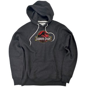Jurassic Park Stone Logo Slim Fit Pullover Hoodie - 1 of 4