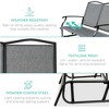 Best Choice Products 2-Person Outdoor Swing Glider, Steel Patio Loveseat, Bench Rocker w/ Armrests - 3 of 4