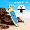 Costway 11' Inflatable Stand Up Paddle Board SUP W/ Carrying Bag Aluminum Paddle - 2 of 4