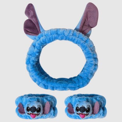 Image of Girls' Disney Stitch Head and Wrist Wrap Set