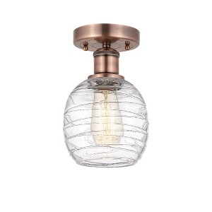 Belfast - 1 Light Flush Mount In Industrial Style-9.75 Inches Tall and 6 Inches Wide - 1 of 1