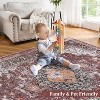 Runner Rug – Washable Boho Carpet with Rubber Backing, Low Pile, Stain Resistant for Bedroom, Entryway, Hallway, Kitchen - 4 of 4