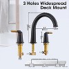 Mixxidea Bathtub Faucet 2-Handle Matte Black & Rose Gold - 3 of 3