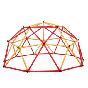 INFURNIC Baby Activity Gyms Kids Universal Exercise Dome Climber for Outdoor Fun and Adventure, Red, 82.3"*79.6"*45" - 1 of 4