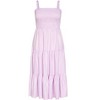 Women's Plus Size Gingham Maxi Dress - lavender | CITY CHIC - 3 of 4