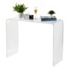 Acrylic Narrow Console Table for Entryway - Clear Acrylic Table - 3 of 4