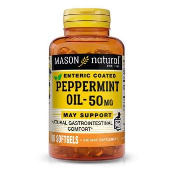 Mason Natural Peppermint Oil 50 mg Enteric Coated Softgels - 90ct