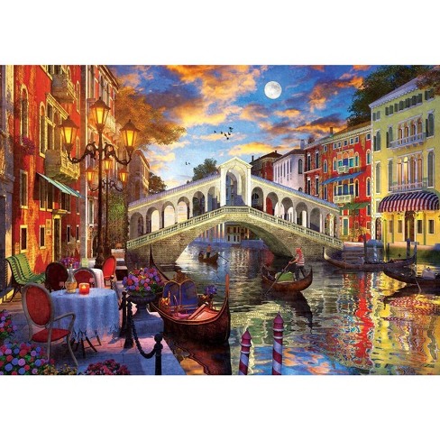 Heidi Art Puzzle Rialto Bridge in Venice 1500 Piece Jigsaw Puzzle - image 1 of 3