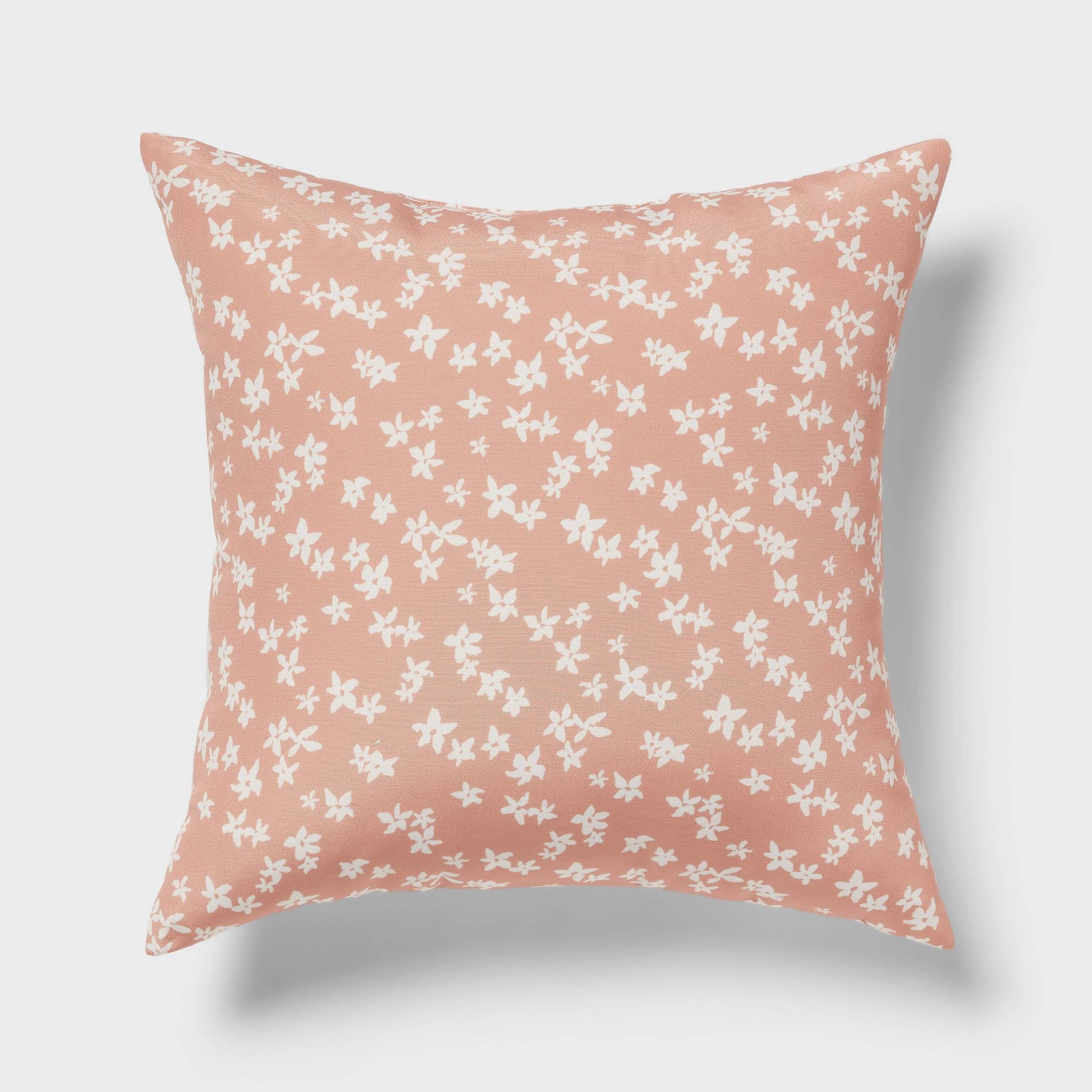 Square Decorative Pillow Copper - Room Essentials™: Abstract Pattern, Indoor Canvas, Teen-Friendly, OEKO-TEX Certified