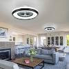 HUMHOLD 24 Inch Smart Ceiling Fan with Lights and Remote/APP Control - 2 of 4