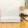 CAVINAS Faux Fur Folding Bean Bag Chair,Lazy Floor Sofa Chair with High Density Memory Foam,Cozy Lounge Chair for Living Room - 3 of 4
