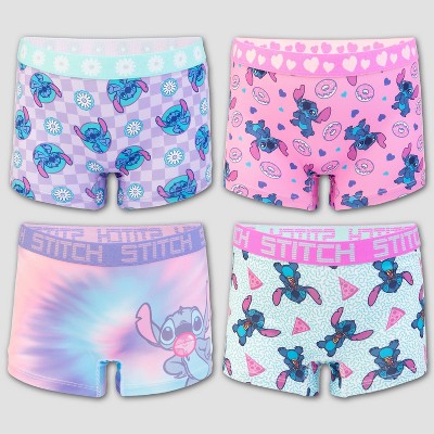 Girls' Stitch 4pk Athletic Shorts Underwear