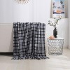 Lomsoe Christmas Grid Blanket Holiday Printed Flannel Throw Blanket Perfect Holiday Decor Gift for Family Friends Christmas Gift. - 3 of 4