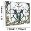 Veer Decor Floral Stained Glass Wallpaper - 4 of 4