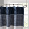 PAGED Faux Silk Lightweight Dupioni Fabric Shower Curtain,Shower Curtains for Bathroom,Machine Washable - 3 of 4