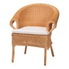 bali & pari Tamara Rattan Dining Chair Honey - 4 of 4