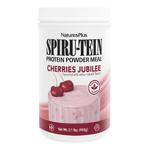 Cherries Jubilee Spirutein Shake by Nature's Plus  -  2 lbs Powder - 1 of 3