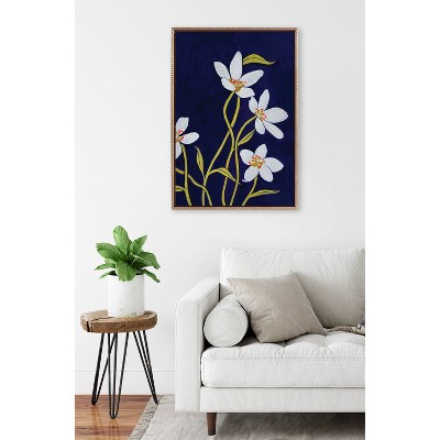 Spring Beauties Gold Framed Canvas Print, 23" x 33"
