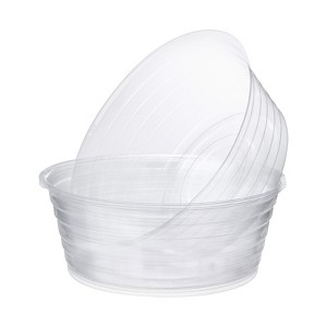 Unique Bargains Plastic Clear Indoor/Outdoor  Thin Plant Saucer Drip Tray - 1 of 4