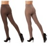Memoi Women's 2 Pair Pack Rib/Solid Sweater Tights - 3 of 4