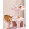 Feandrea 44.1'' /56.3" Cat Tree Tower for Indoor Cats ,Multi-Level Cat Condo Cat Furniture with Scratching Posts - 4 of 4