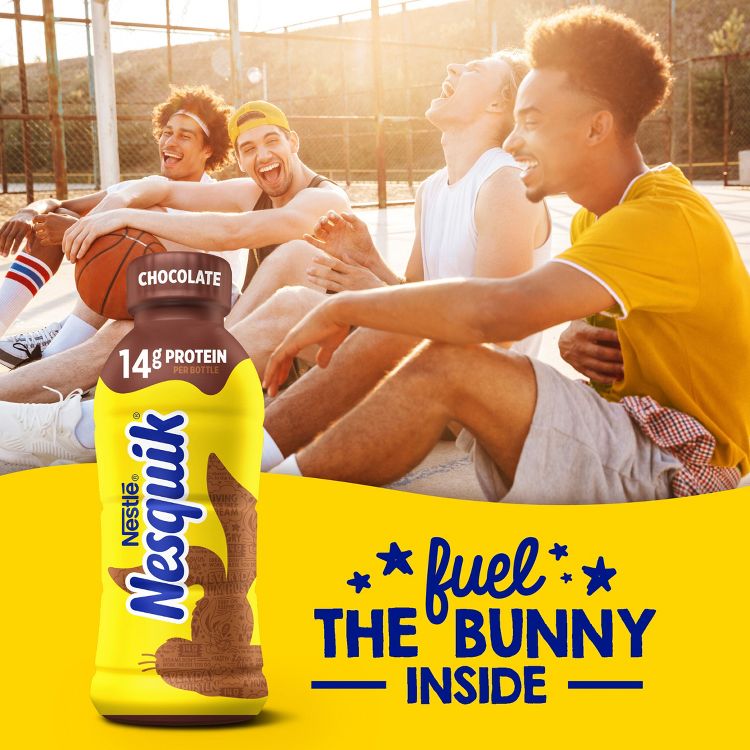 Nesquik Low Fat Chocolate Milk - 14 fl oz: Gluten-Free, No High Fructose Corn Syrup, 4 of 7