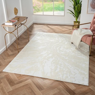 Luxe Weavers Abstract Textured Marble Swirl Area Rug