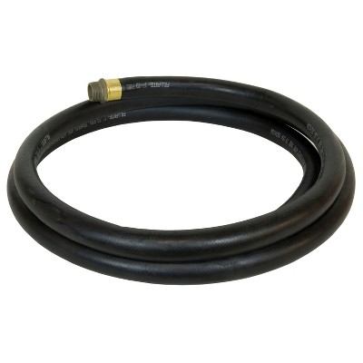 Fill-Rite FRH10012 1 Inch x 12 Foot Neoprene Replacement Fuel Transfer Hose with Male Ends Compatible with All Electric Fuel Pumps