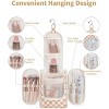 Narwey Small Checkered Hanging Travel Toiletry Bag for Women - 3 of 3