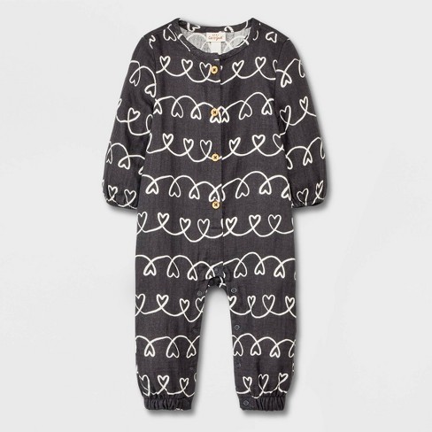 Baby Gauze Romper - Cat & Jack™ Gray : Target