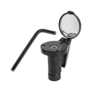 Bike Rearview Mirror 46x32x44mm Adjustable | Front Handlebar Bike Mirror Black with Mounting Accessories for Bicycle Mountain Road Bike 1 Set - 1 of 4