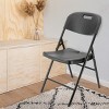 Elama 4 Piece Indoor and Outdoor Rattan Folding Chair - 2 of 4