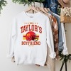 Simply Sage Market Women's Graphic Sweatshirt Go Taylor's Boyfriend Helmet - 3 of 3