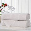 Smart Twist Viscose Cotton Blend Medium Weight Solid Ribbed Towel Set by Blue Nile Mills - 2 of 4
