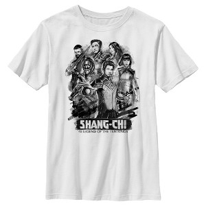 Boy's Marvel Shang-Chi and the Legend of the Ten Rings Group Sketch T-Shirt - 1 of 4