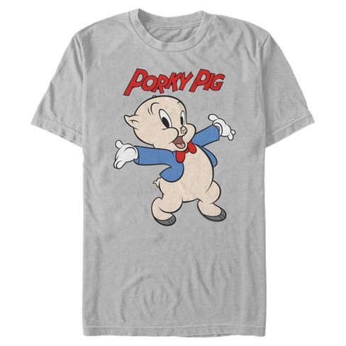 That's All Folks Women's T-Shirt S-XXL Sizes Officially Licensed Porky Pig 