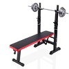 FURNIinspire Weight Benches Adjustable Weight Bench For Full Body Strength Training, Ideal For Home Gym Workout, Black And Red, 46.6"*22"*41.7" - 4 of 4