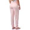Wicked Women's Movie Film Glinda Face Silhouette Logo Pajama Pants For Adults Pink - 3 of 4
