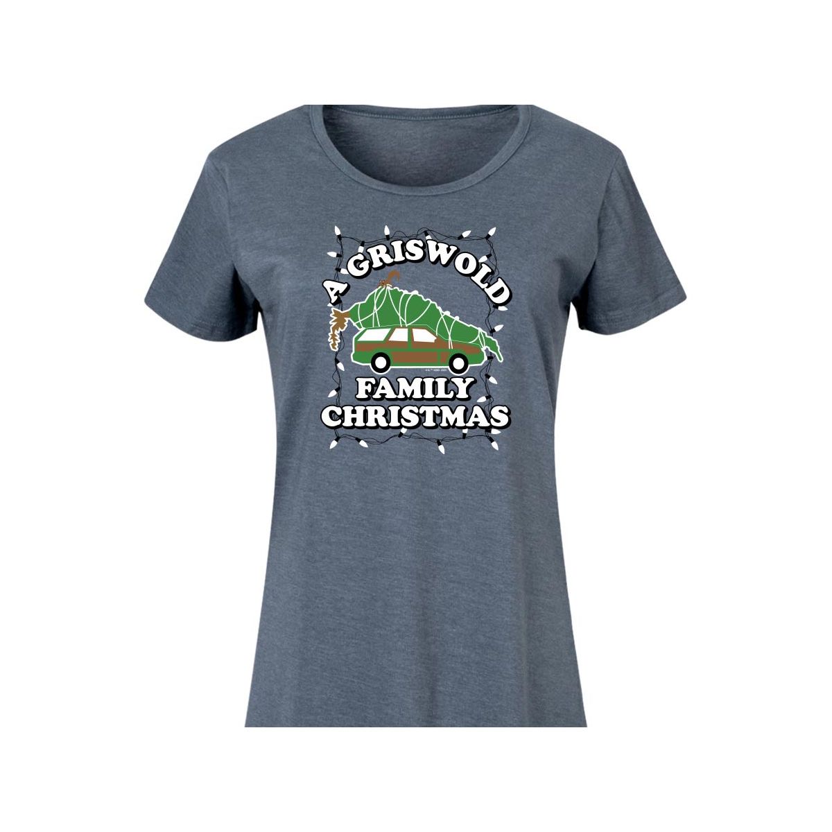 Women's - Warner Bros. - Griswold Family Christmas Tree Graphic T-shirt Dress - thumbnail 2