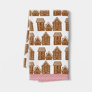 Christmas Gingerbread House Cotton Kitchen Towel - Wondershop™ - 1 of 3