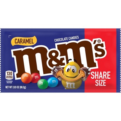 M&M's Caramel Share Size Chocolate Candies - 2.83oz